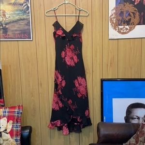 Express Black Floral Dress